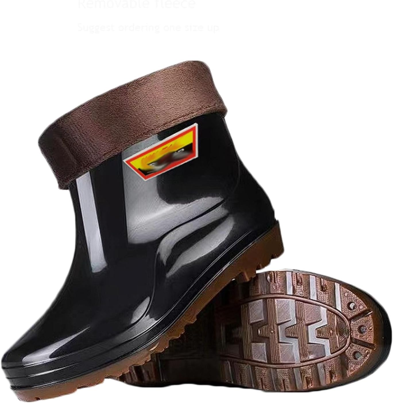 Мужские утолщенные низкие водонепроницаемые дождевые ботинки, утепленные флисом нескользящие ботинки для строительства, рыбалки и активного отдыха на воде Clingre Boutique Shop, черный
Мужские утолщенные низкие водонепроницаемые дождевые ботинки, утепленные флисом нескользящие ботинки для строительства, рыбалки и активного отдыха на воде Clingre Boutique Shop, черный