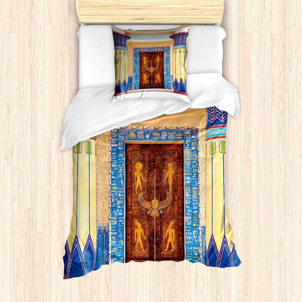 ABAKUHAUS Египетский комплект пододеяльников для односпальных кроватей, древний египетский храм, защита от клещей, подходит для аллергиков, с наволочкой, разноцветный
ABAKUHAUS Египетский комплект пододеяльников для односпальных кроватей, древний египетский храм, защита от клещей, подходит для аллергиков, с наволочкой, разноцветный