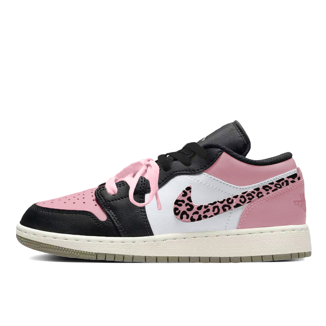 Jordan Air 1 Pink Leopard Seal из искусственной кожи, кожаные, нескользящие, устойчивые к истиранию, низкие
Jordan Air 1 Pink Leopard Seal из искусственной кожи, кожаные, нескользящие, устойчивые к истиранию, низкие