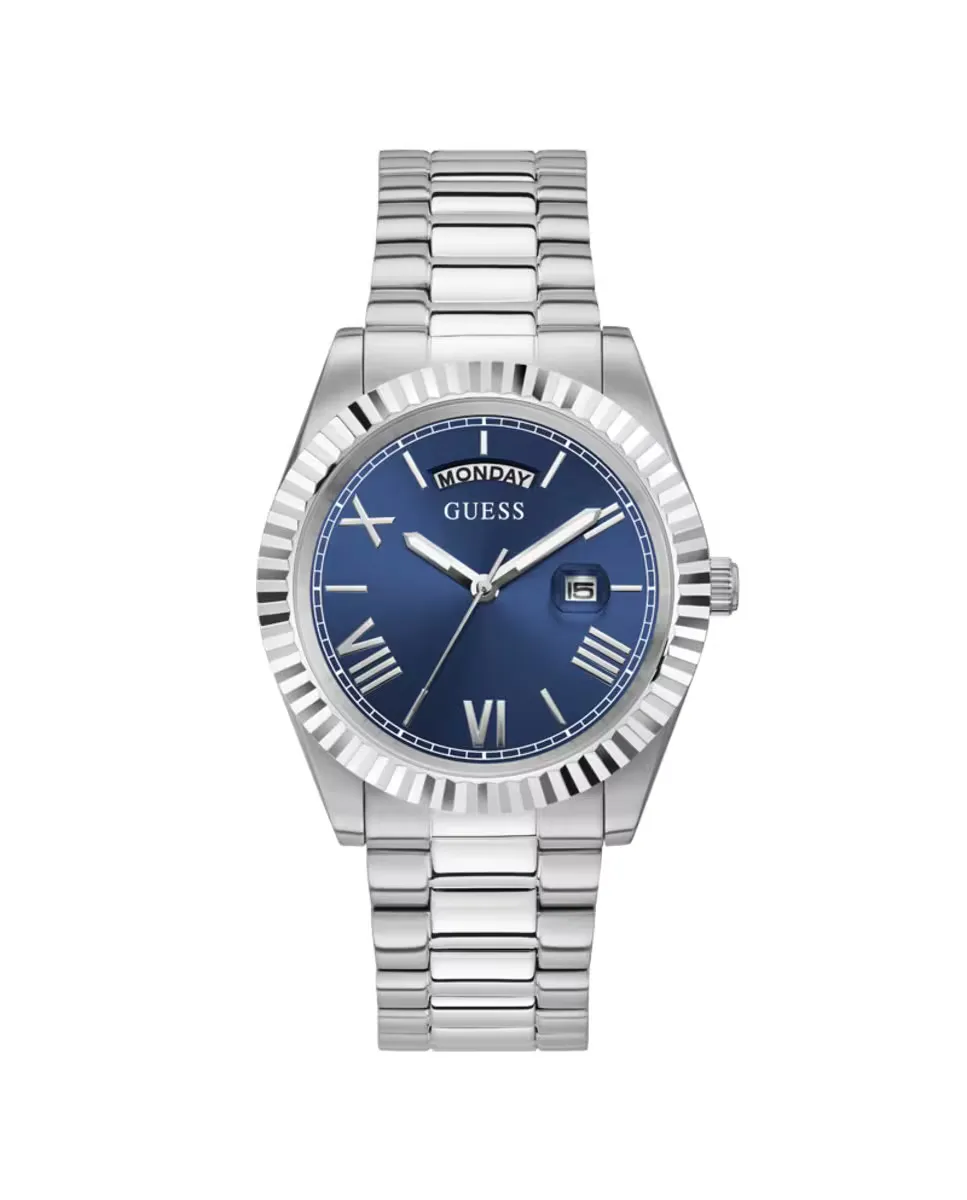 Мужские часы Connoisseur GW0265G7 со стальным и серебряным ремешком Guess, серебряный
Мужские часы Connoisseur GW0265G7 со стальным и серебряным ремешком Guess, серебряный