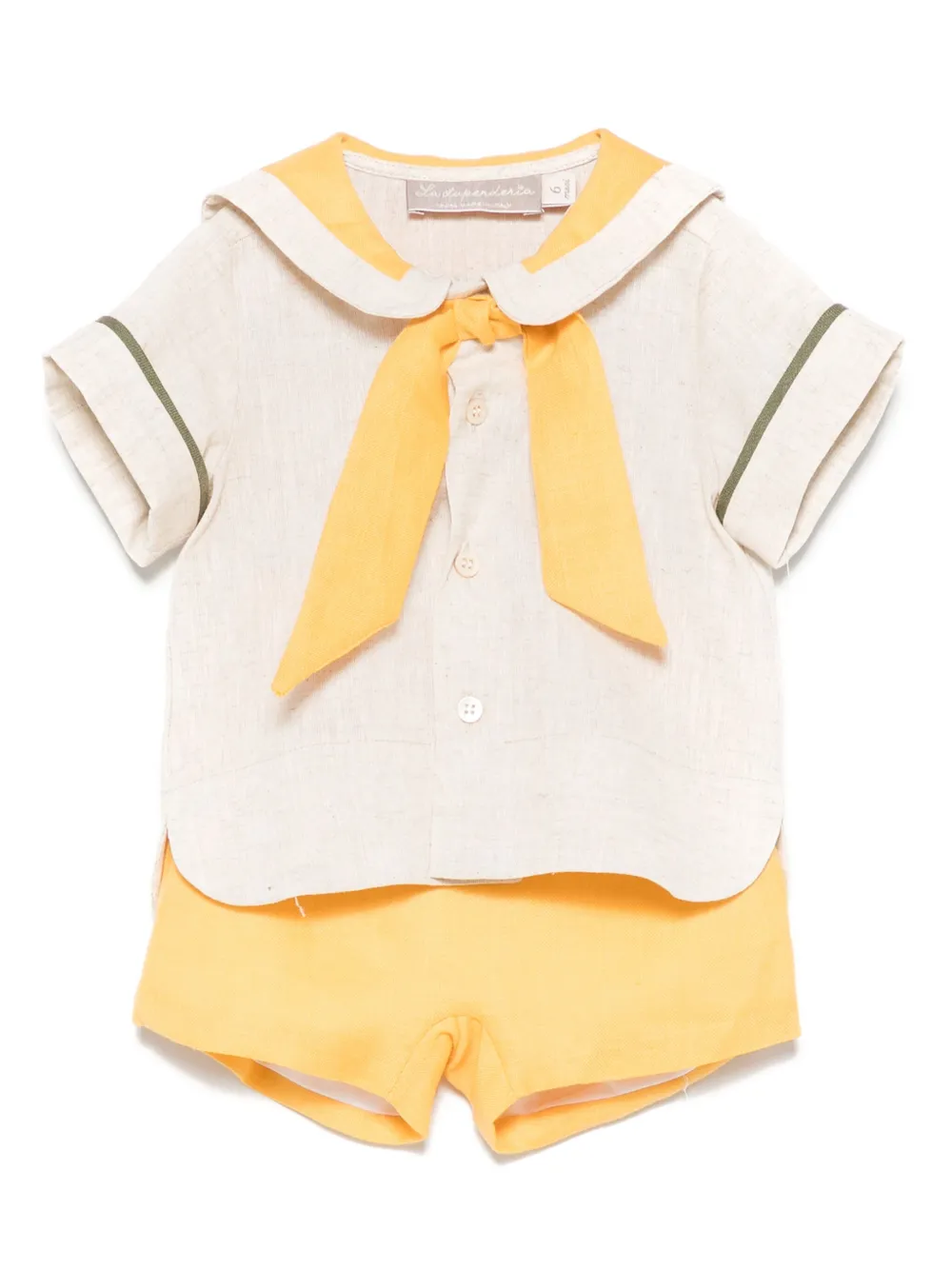 Комплект из топа и шортов с бантом La Stupenderia, нейтральный
Комплект из топа и шортов с бантом La Stupenderia, нейтральный