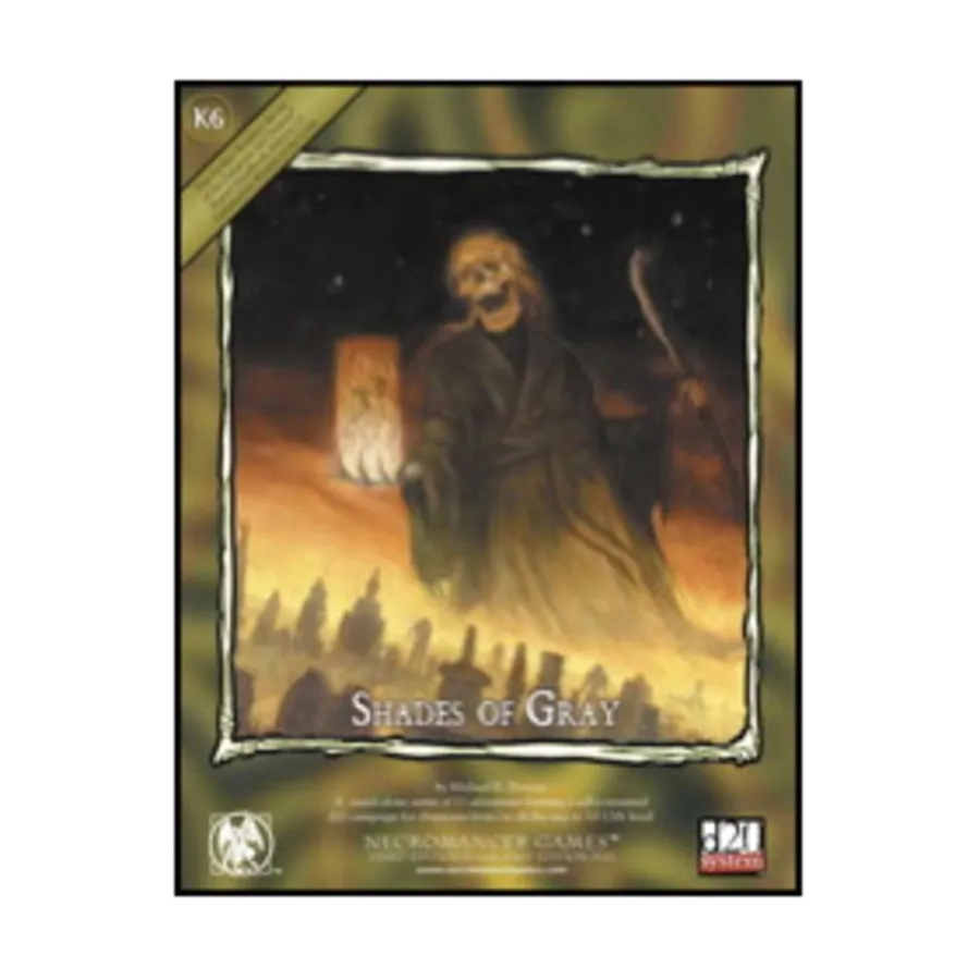 Shades of Gray, d20 Fantasy Adventures (Necromancer Games), мягкая обложка
Shades of Gray, d20 Fantasy Adventures (Necromancer Games), мягкая обложка