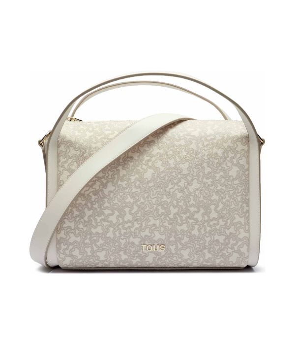 Сумка женская Tous City Kaos Mini Lines кросс-боди с фирменным принтом, бежевый 
Сумка женская Tous City Kaos Mini Lines кросс-боди с фирменным принтом, бежевый