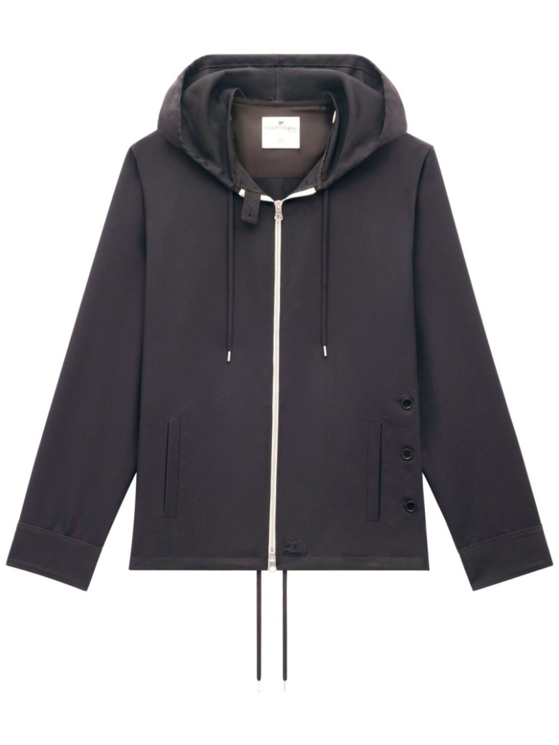 Твиловая куртка Courrèges на молнии, черный
Твиловая куртка Courrèges на молнии, черный