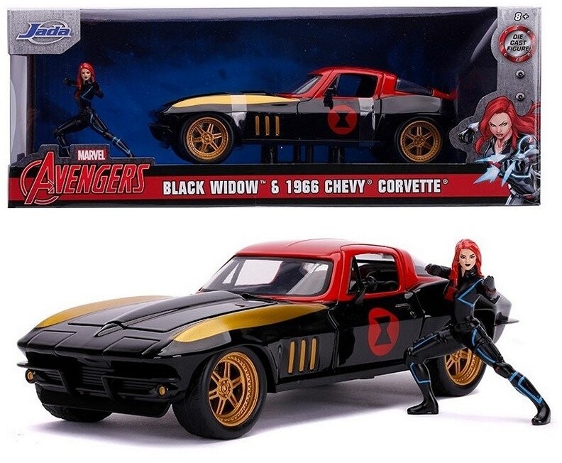Джада Марвел Мстители Corvette 1966 Chevy 1:24 Jada
Джада Марвел Мстители Corvette 1966 Chevy 1:24 Jada