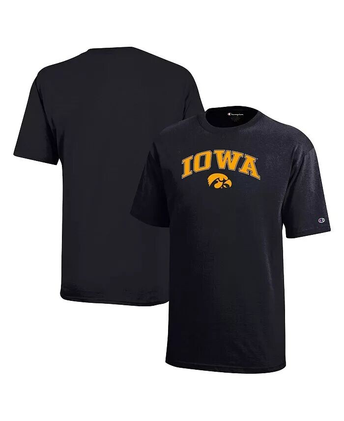Черная футболка с логотипом Big Boys and Girls Iowa Hawkeyes Champion, черный
Черная футболка с логотипом Big Boys and Girls Iowa Hawkeyes Champion, черный