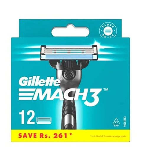 Картриджи для бритв Gillette Mach3, 12 шт.
Картриджи для бритв Gillette Mach3, 12 шт.