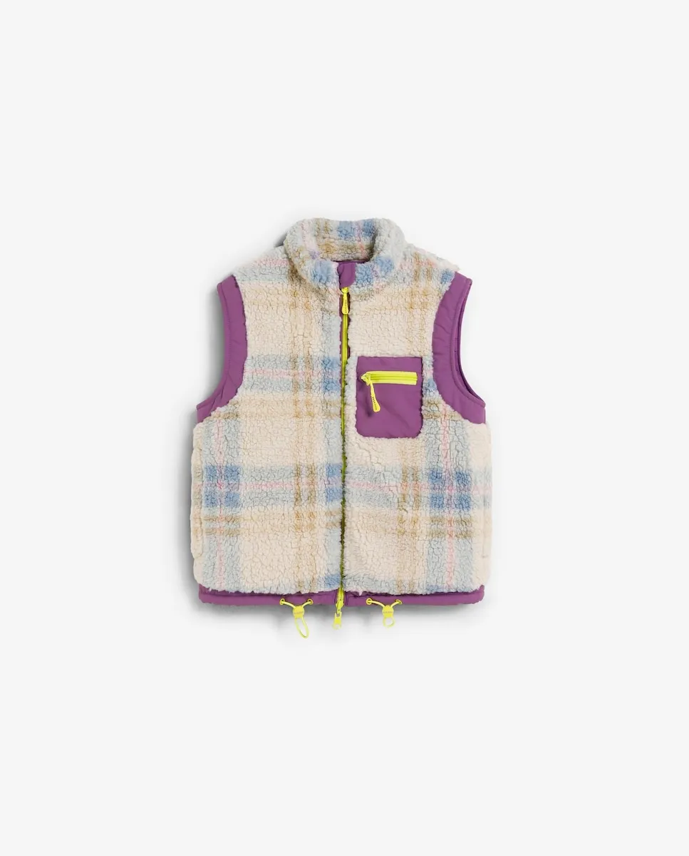 Детский двусторонний утепленный жилет с карманом на молнии Scalpers, фиолетовый
Детский двусторонний утепленный жилет с карманом на молнии Scalpers, фиолетовый