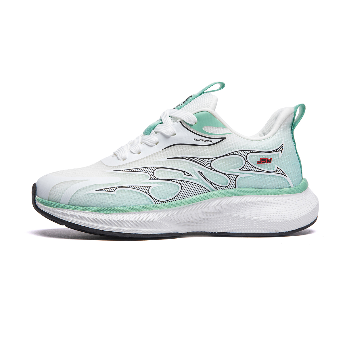 JEANSWEST Скользоустойчивые дышащие амортизирующие легкие низкие кроссовки унисекс бело-зеленые, цвет White Green
JEANSWEST Скользоустойчивые дышащие амортизирующие легкие низкие кроссовки унисекс бело-зеленые, цвет White Green