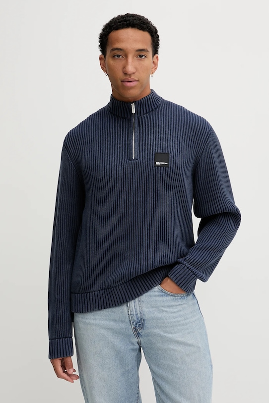 Хлопковый свитер Karl Lagerfeld Jeans, темно-синий
Хлопковый свитер Karl Lagerfeld Jeans, темно-синий