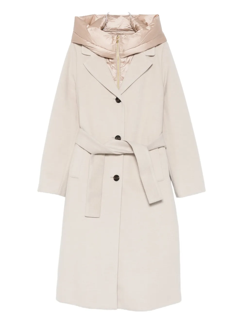 Однобортное пальто с капюшоном Desiderio Marella, нейтральный
Однобортное пальто с капюшоном Desiderio Marella, нейтральный