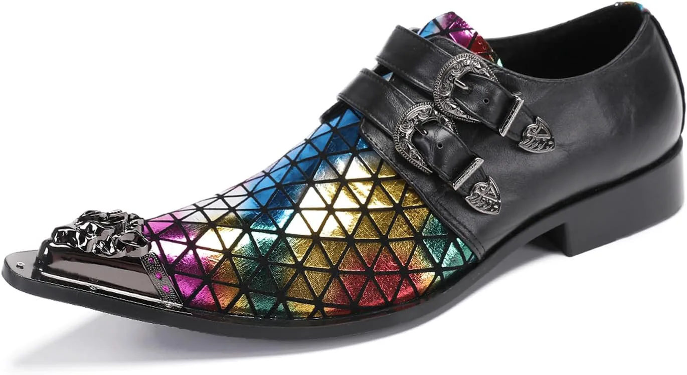 Мужские лоферы Santimon с металлическим наконечником и заостренным носком - стильная мужская обувь без шнурков для свадьбы, вечеринок, выпускного вечера - кожаные повседневные туфли с двойной пряжкой и цветочным узором, черный
Мужские лоферы Santimon с металлическим наконечником и заостренным носком - стильная мужская обувь без шнурков для свадьбы, вечеринок, выпускного вечера - кожаные повседневные туфли с двойной пряжкой и цветочным узором, черный