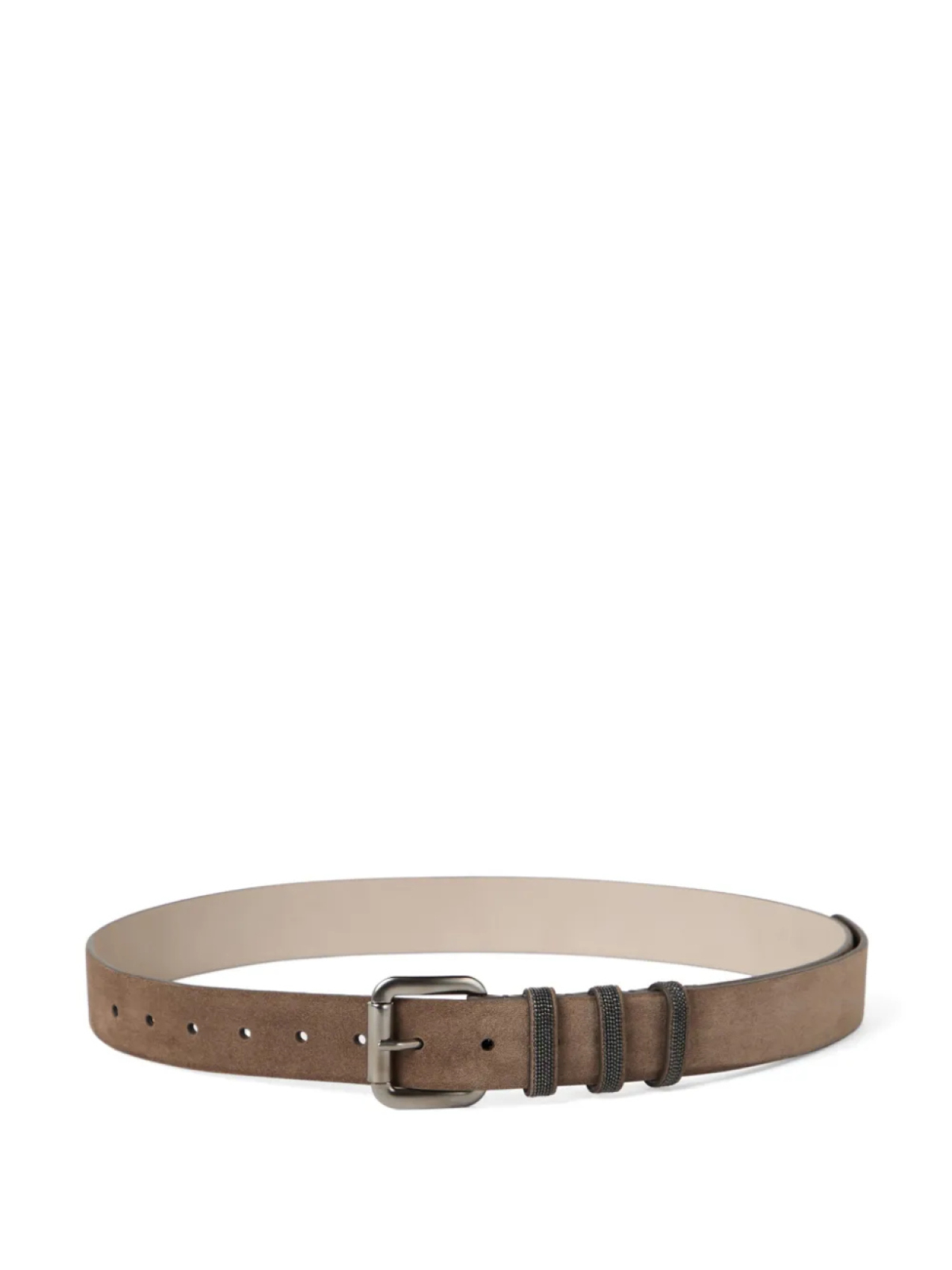 Brunello Cucinelli замшевый ремень, коричневый
Brunello Cucinelli замшевый ремень, коричневый