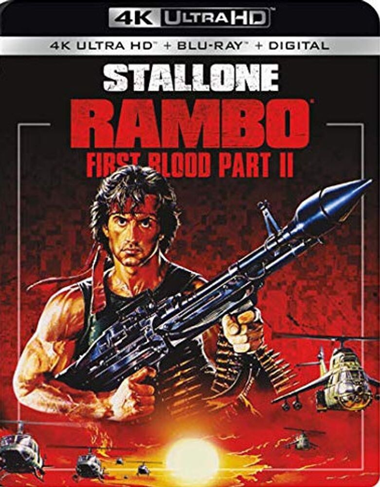 Диск Blu-ray Rambo: First Blood Part 2 [4k
Диск Blu-ray Rambo: First Blood Part 2 [4k