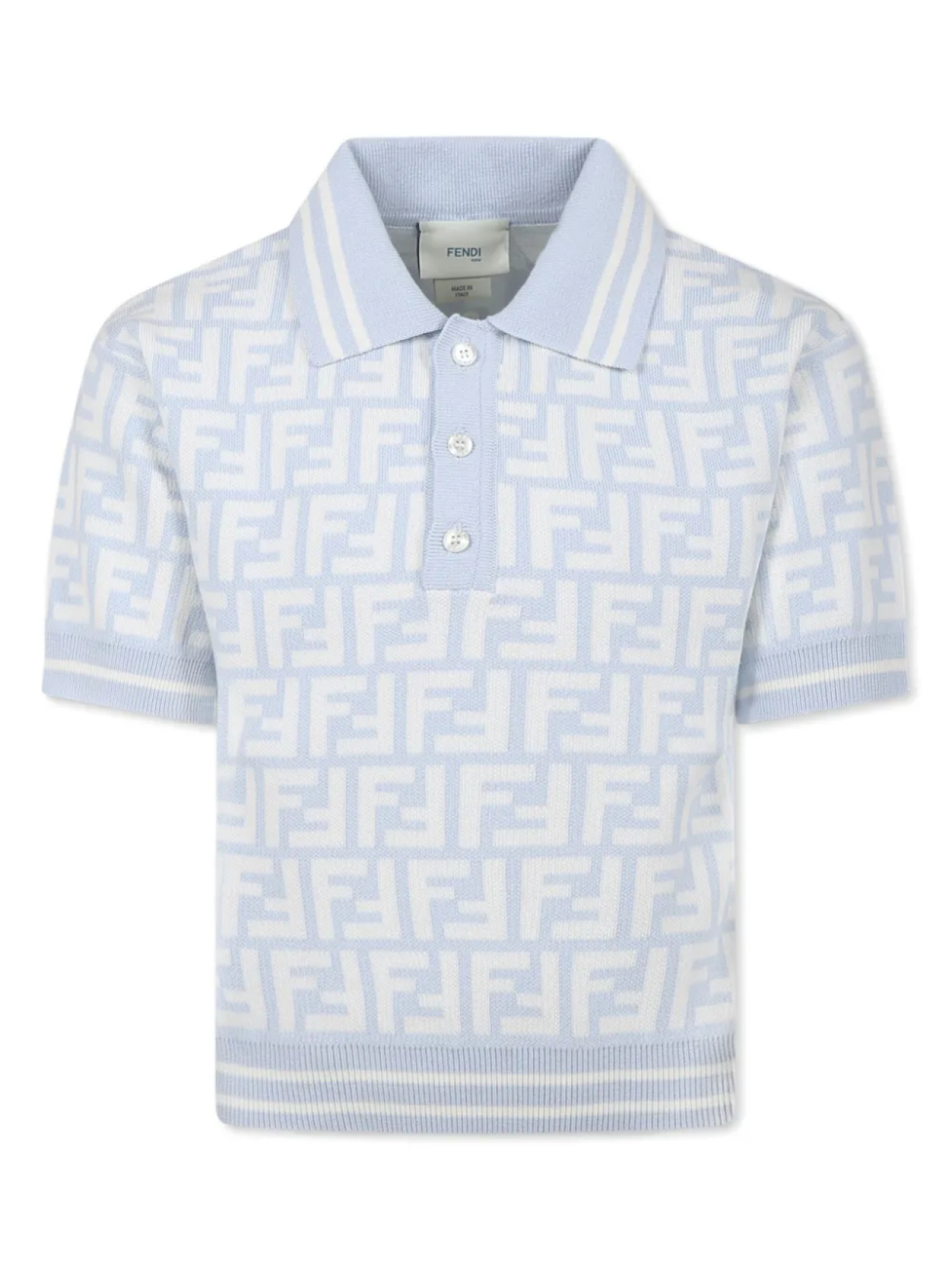 Рубашка поло с логотипом FF Fendi Kids, синий
Рубашка поло с логотипом FF Fendi Kids, синий