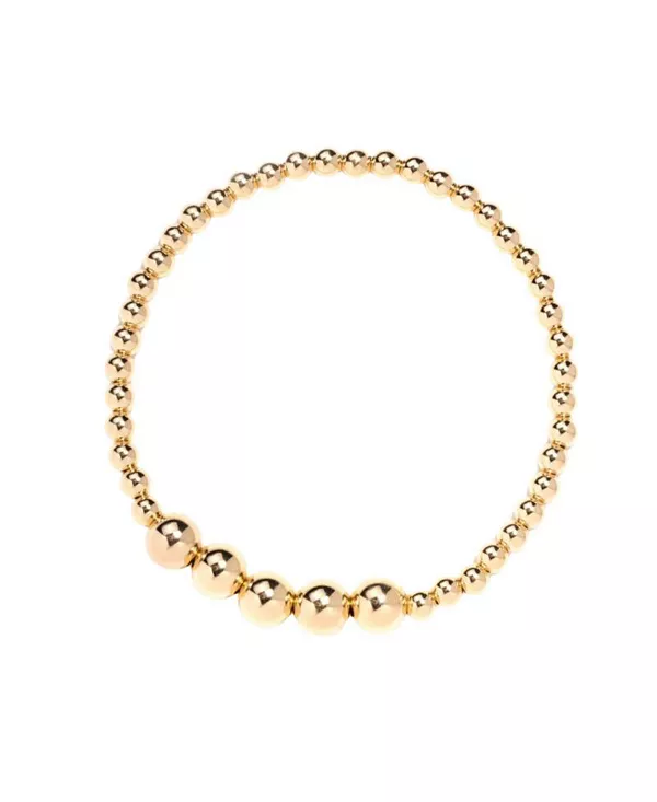 Браслет из позолоченных бусин 4+7 мм Little Sky Stone, gold
Браслет из позолоченных бусин 4+7 мм Little Sky Stone, gold