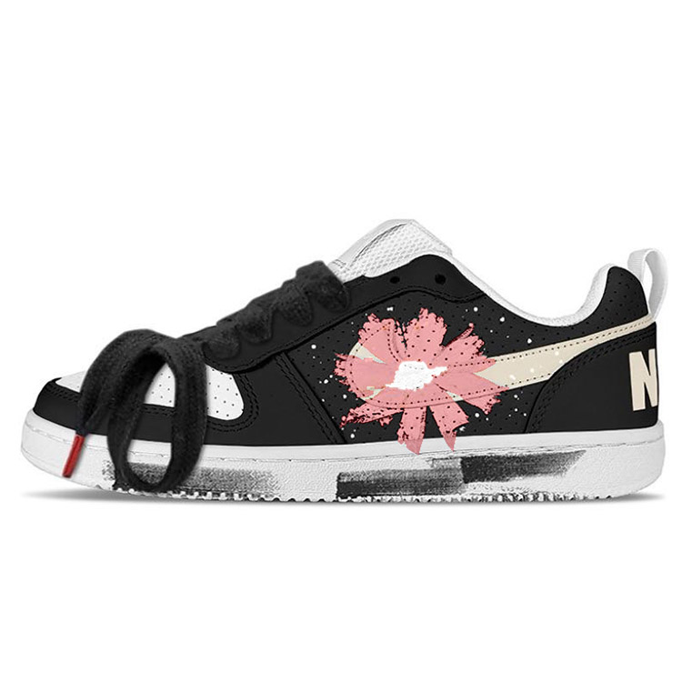 Nike Кроссовки Court Borough Low для скейтбординга с амортизацией, износостойкие, с низким верхом, мужские, черно-розовые
Nike Кроссовки Court Borough Low для скейтбординга с амортизацией, износостойкие, с низким верхом, мужские, черно-розовые