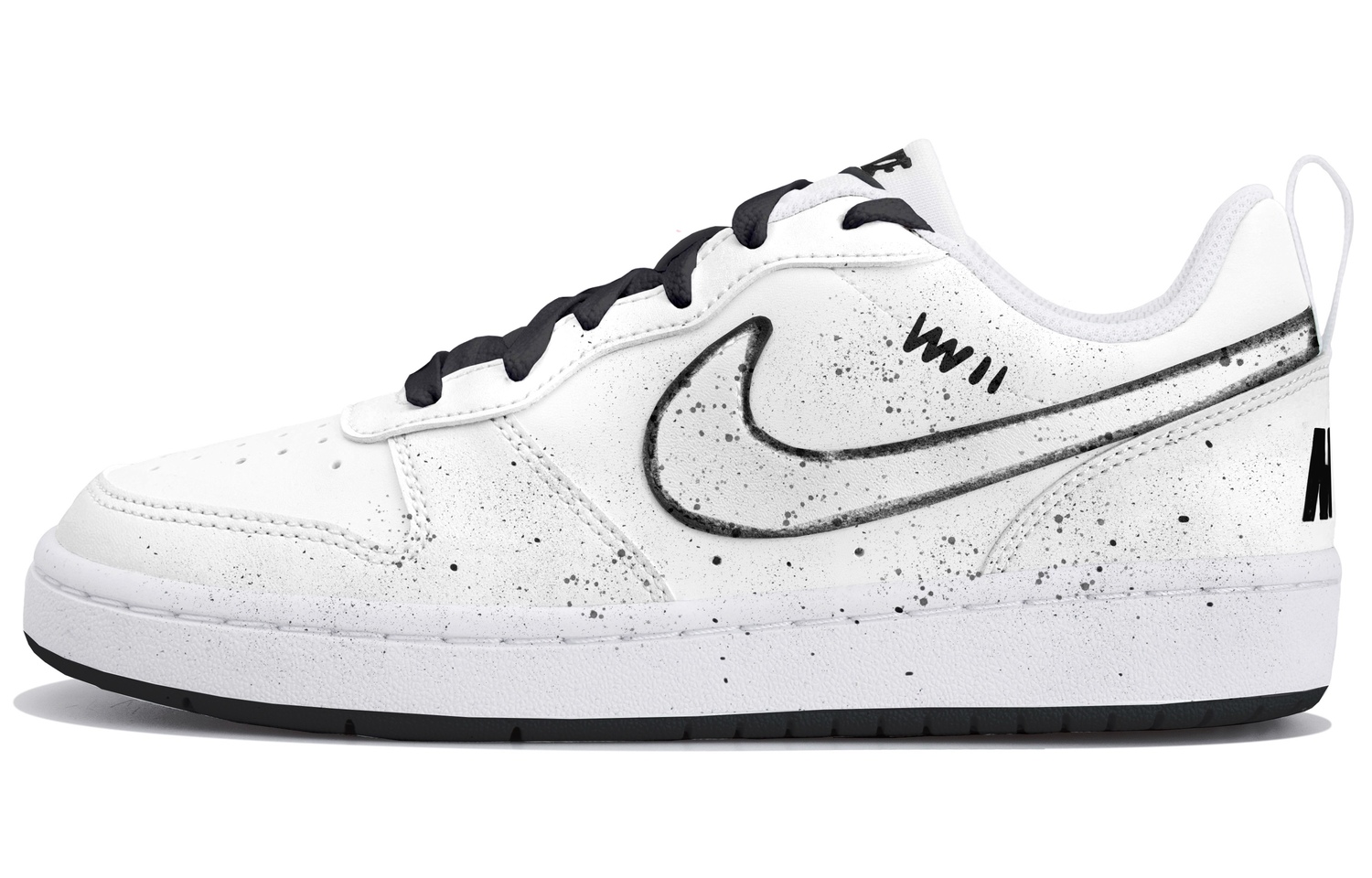 Nike Court Borough Low top Kids' Skateboarding Shoes White Black Teenagers
Nike Court Borough Low top Kids' Skateboarding Shoes White Black Teenagers