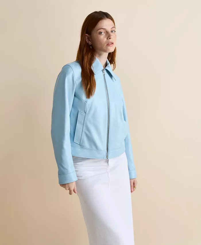 Женская кожаная куртка Furniq UK, синий 
Женская кожаная куртка Furniq UK, синий