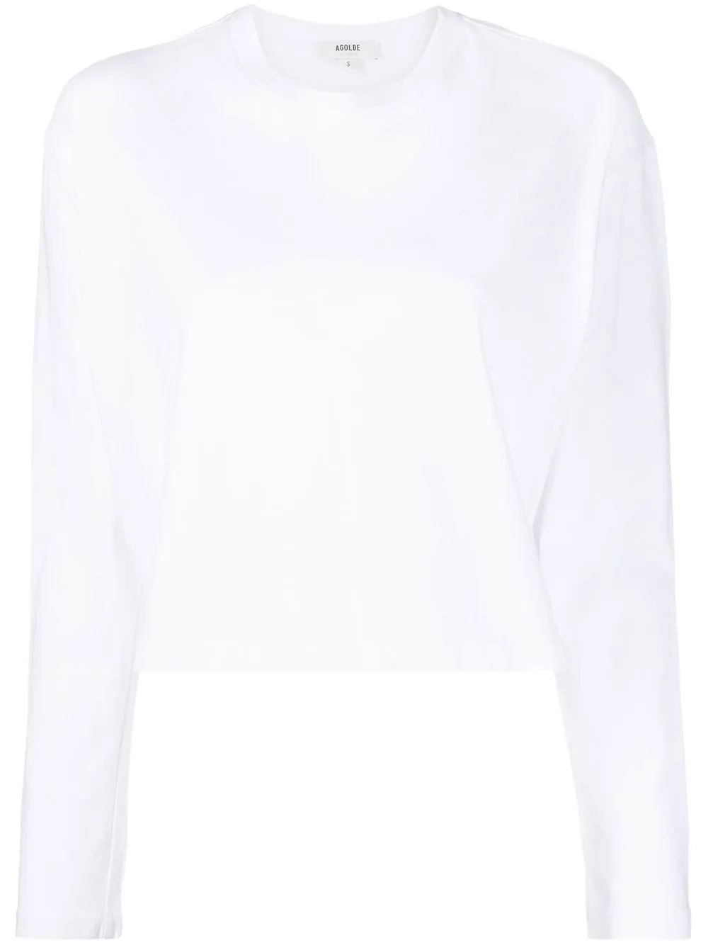 Укороченный топ с длинными рукавами AGOLDE, белый
Укороченный топ с длинными рукавами AGOLDE, белый