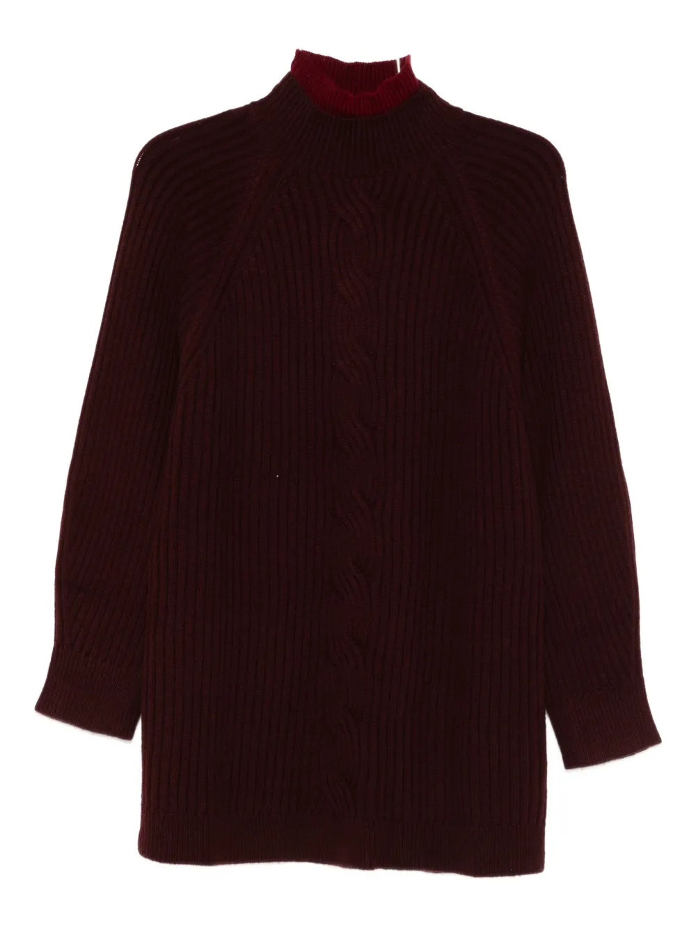 Свитер с кабельной вязкой Max Mara, красный
Свитер с кабельной вязкой Max Mara, красный