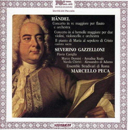 CD диск Handel / Gazzelloni / Caniglia: Concerto in Re Maggiore Per Flauto
CD диск Handel / Gazzelloni / Caniglia: Concerto in Re Maggiore Per Flauto