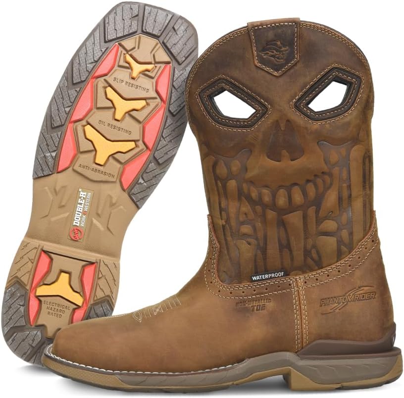 Ботинки для мужчин PHANTOM RIDER Lycan 11 с водонепроницаемой структурой, широким носком квадратной формы, композитным носком, устойчивая к электрическим рискам, неметаллическая, стелька AG8, маслостойкая и противоскользящая подошва, темно-корич...
Ботинки для мужчин PHANTOM RIDER Lycan 11 с водонепроницаемой структурой, широким носком квадратной формы, композитным носком, устойчивая к электрическим рискам, неметаллическая, стелька AG8, маслостойкая и противоскользящая подошва, темно-корич...