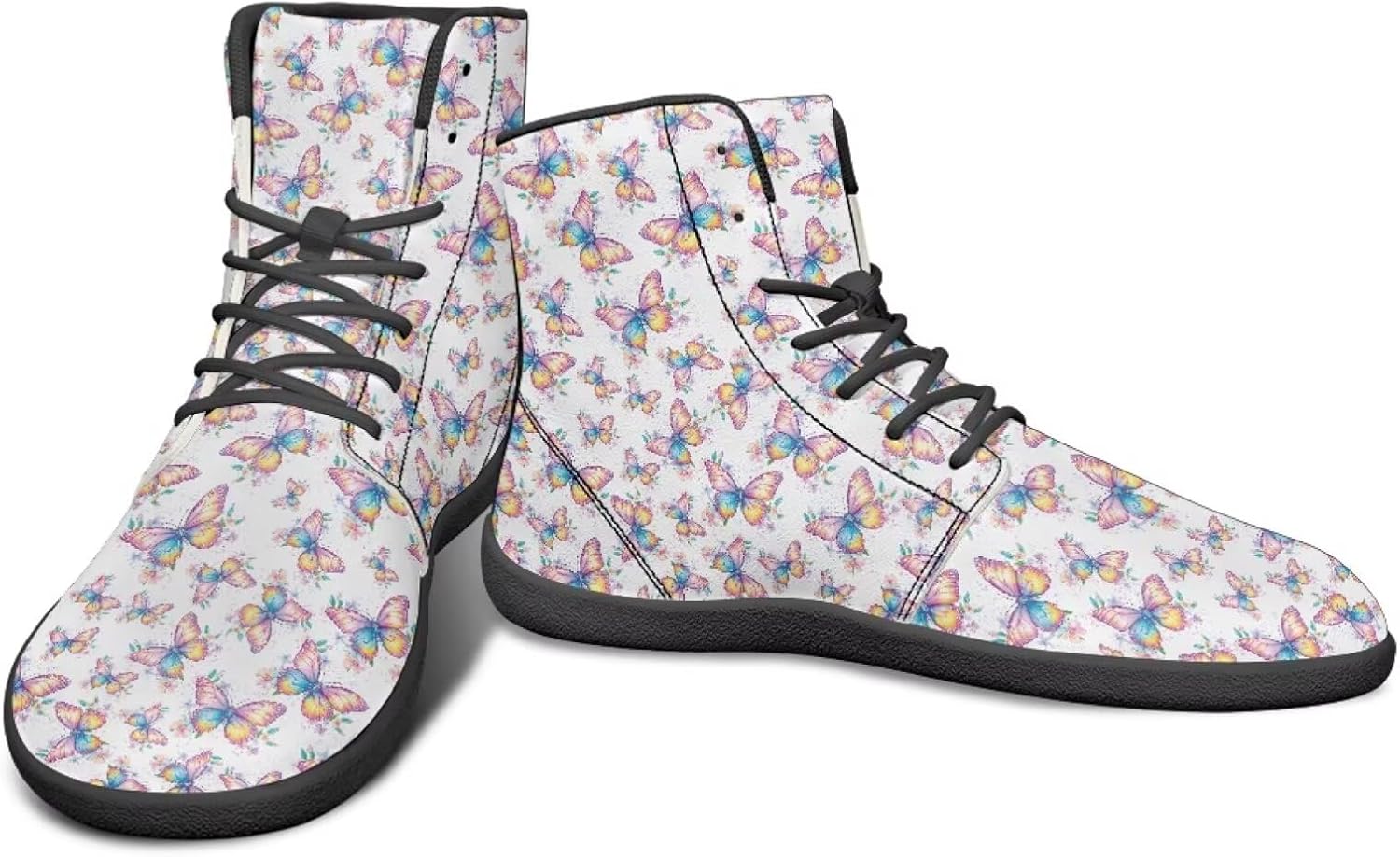 Кроссовки с анималистическим принтом - высокие кроссовки с широким носком для кросс-тренинга для мужчин Watdotory, Colourful Beautiful Butterfly Flower Print
Кроссовки с анималистическим принтом - высокие кроссовки с широким носком для кросс-тренинга для мужчин Watdotory, Colourful Beautiful Butterfly Flower Print