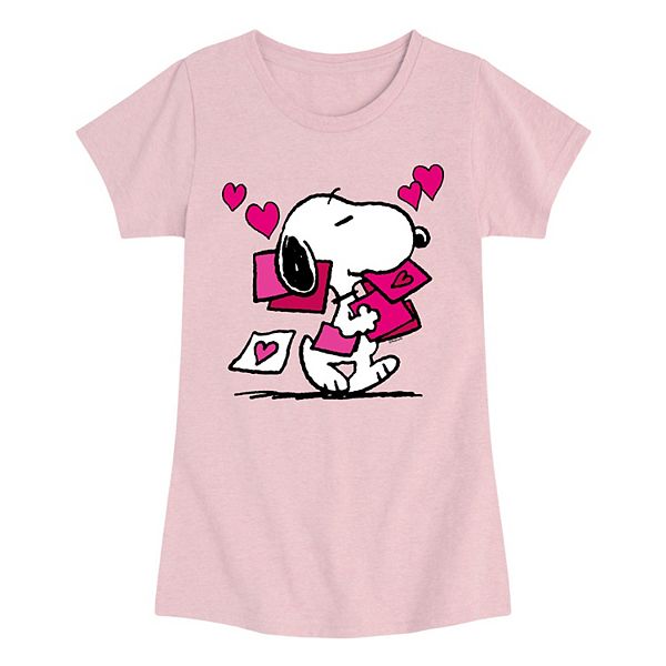 Футболка с принтом Peanuts Snoopy Valentine's Cards для девочек 7-16 Licensed Character, Heather Pink
Футболка с принтом Peanuts Snoopy Valentine's Cards для девочек 7-16 Licensed Character, Heather Pink