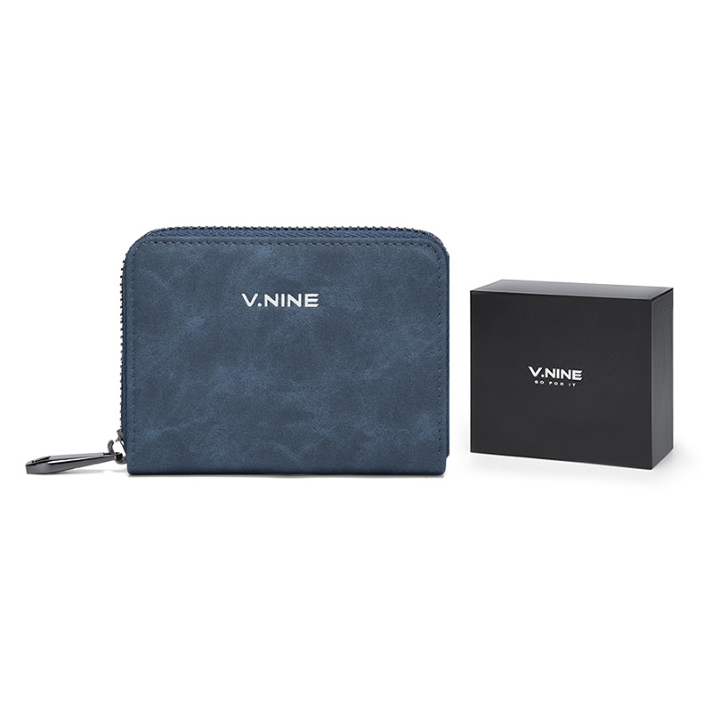 V.NINE Мужской короткий кошелек из искусственной кожи для карт среднего размера черный коричневый синий, Blue (Style 4)
V.NINE Мужской короткий кошелек из искусственной кожи для карт среднего размера черный коричневый синий, Blue (Style 4)