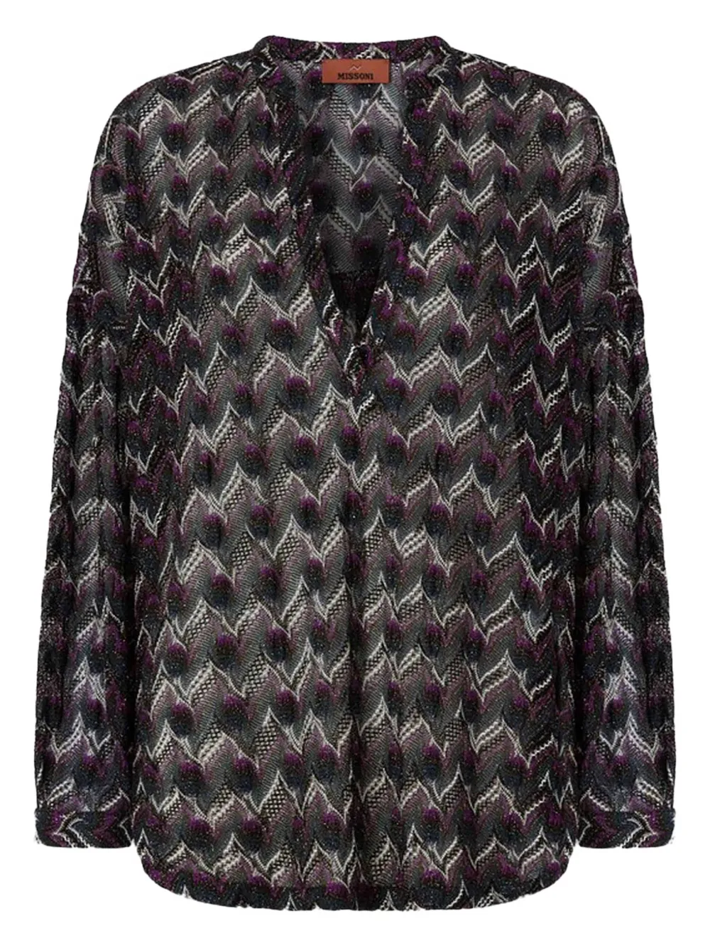 Блузка с узором зигзаг Missoni, черный
Блузка с узором зигзаг Missoni, черный