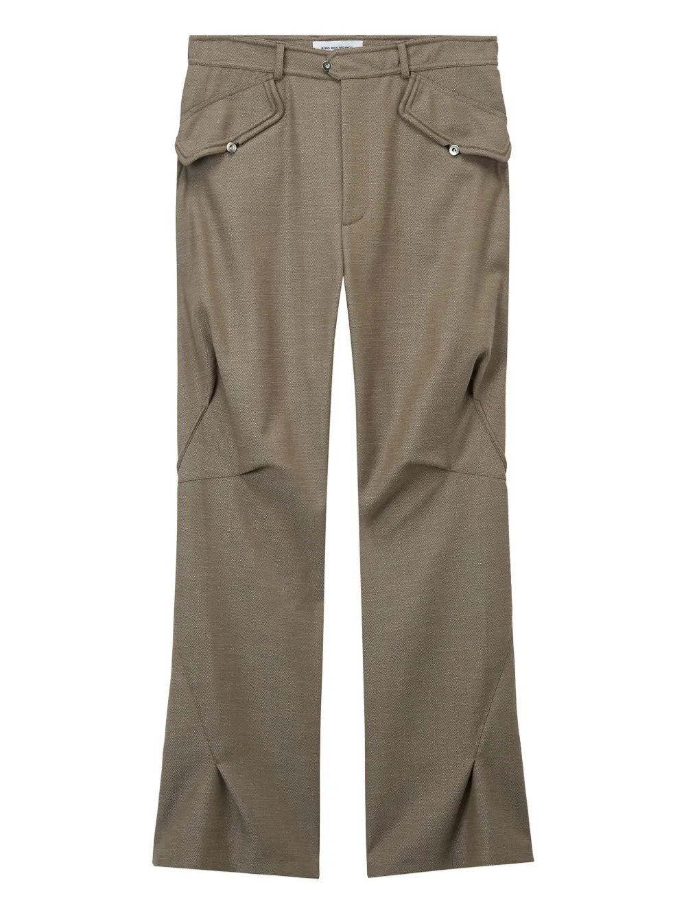 Расклешенные брюки Kiko Kostadinov, коричневый
Расклешенные брюки Kiko Kostadinov, коричневый