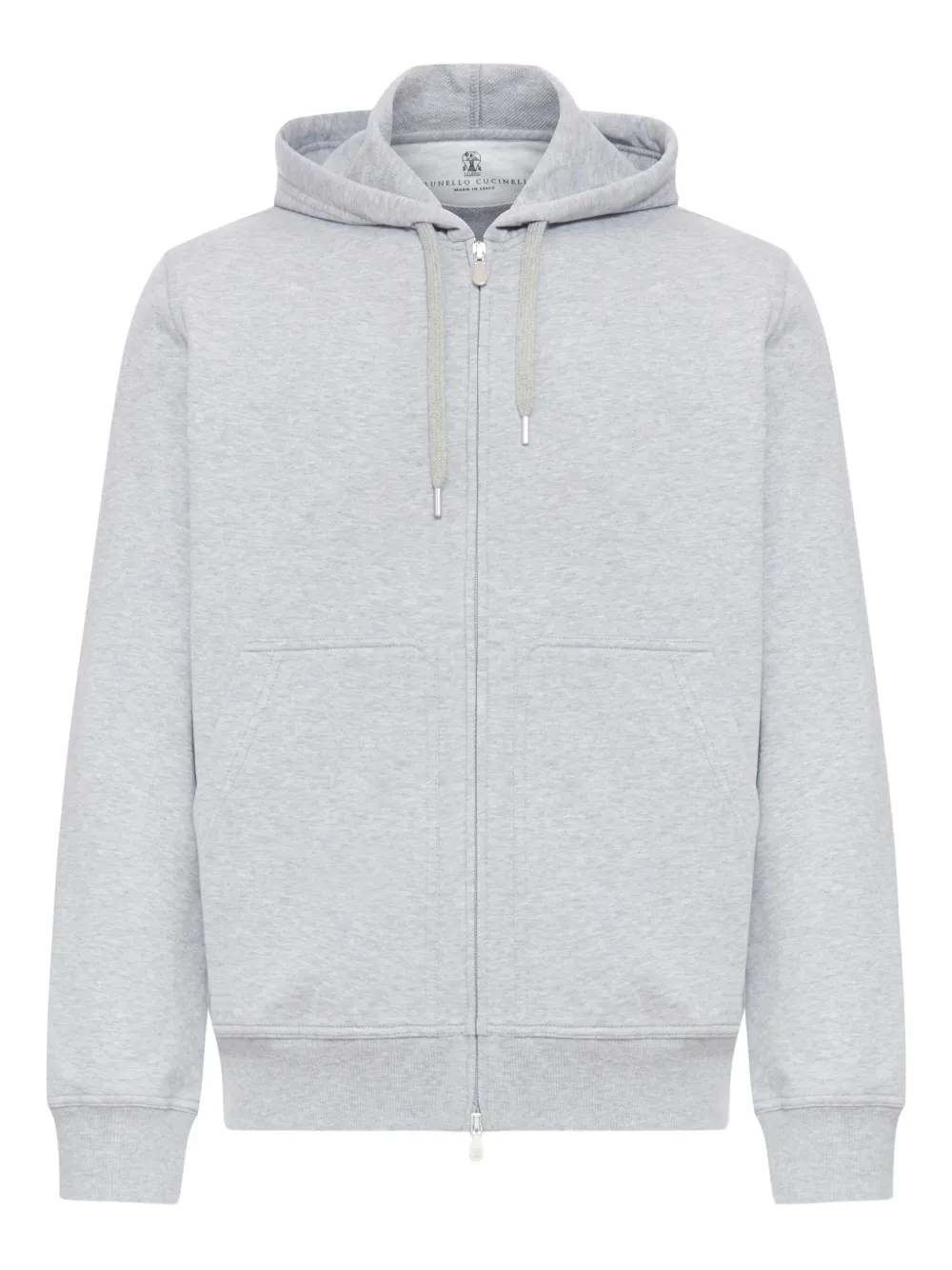 Хлопковая толстовка с капюшоном на молнии Brunello Cucinelli, серый
Хлопковая толстовка с капюшоном на молнии Brunello Cucinelli, серый