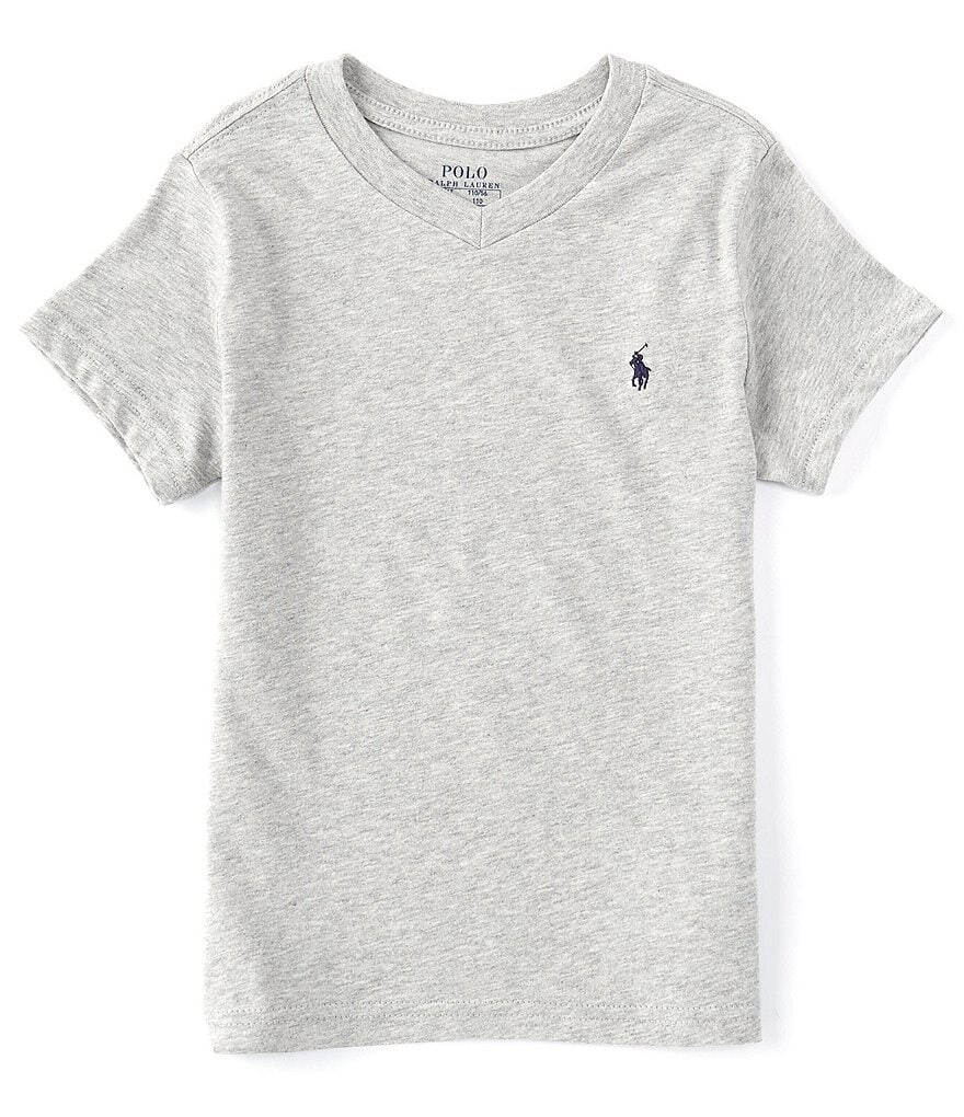 Футболка с короткими рукавами и V-образным вырезом Polo Ralph Lauren Little Boys 2T-7, серый
Футболка с короткими рукавами и V-образным вырезом Polo Ralph Lauren Little Boys 2T-7, серый