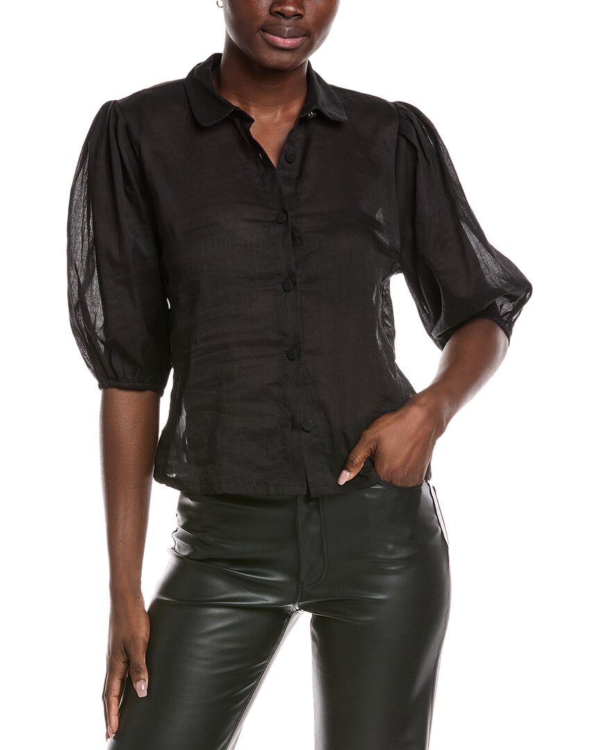 Блузка 7 For All Mankind, черный 
Блузка 7 For All Mankind, черный