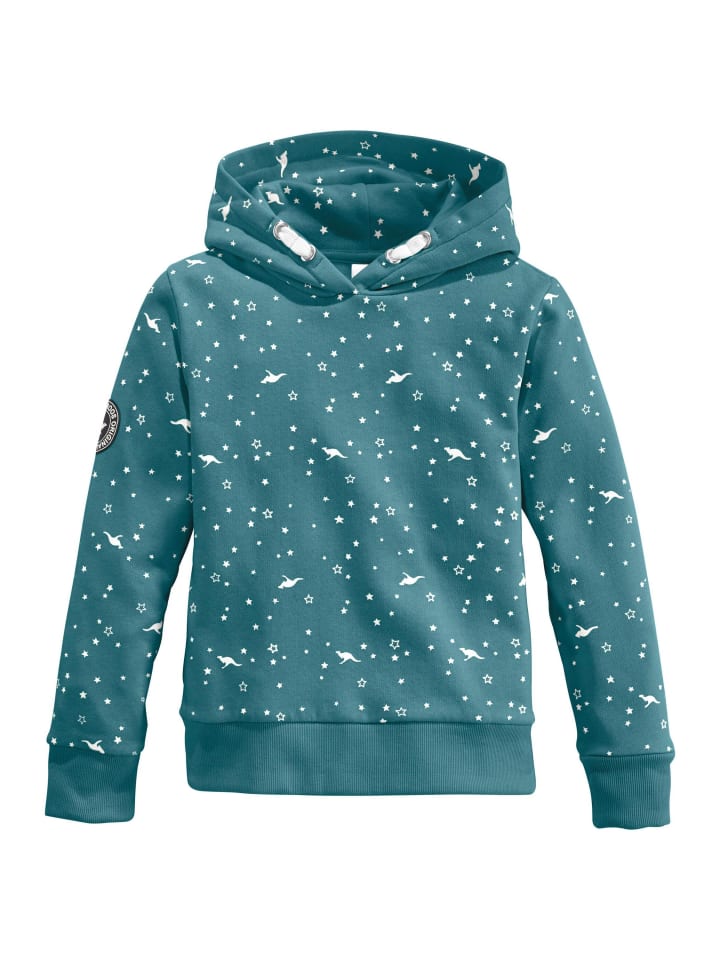 Толстовка с капюшоном в бензиновом цвете Kangaroos
Толстовка с капюшоном в бензиновом цвете Kangaroos