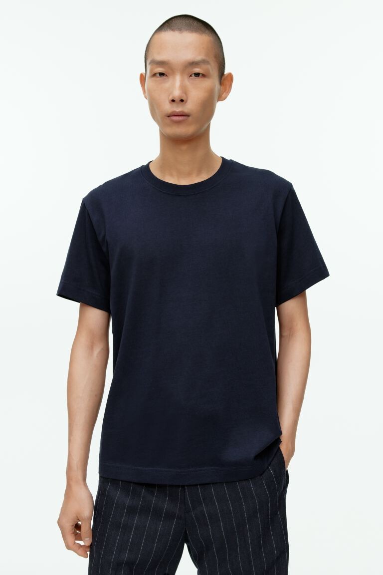 Тяжелая футболка H&M, синий
Тяжелая футболка H&M, синий