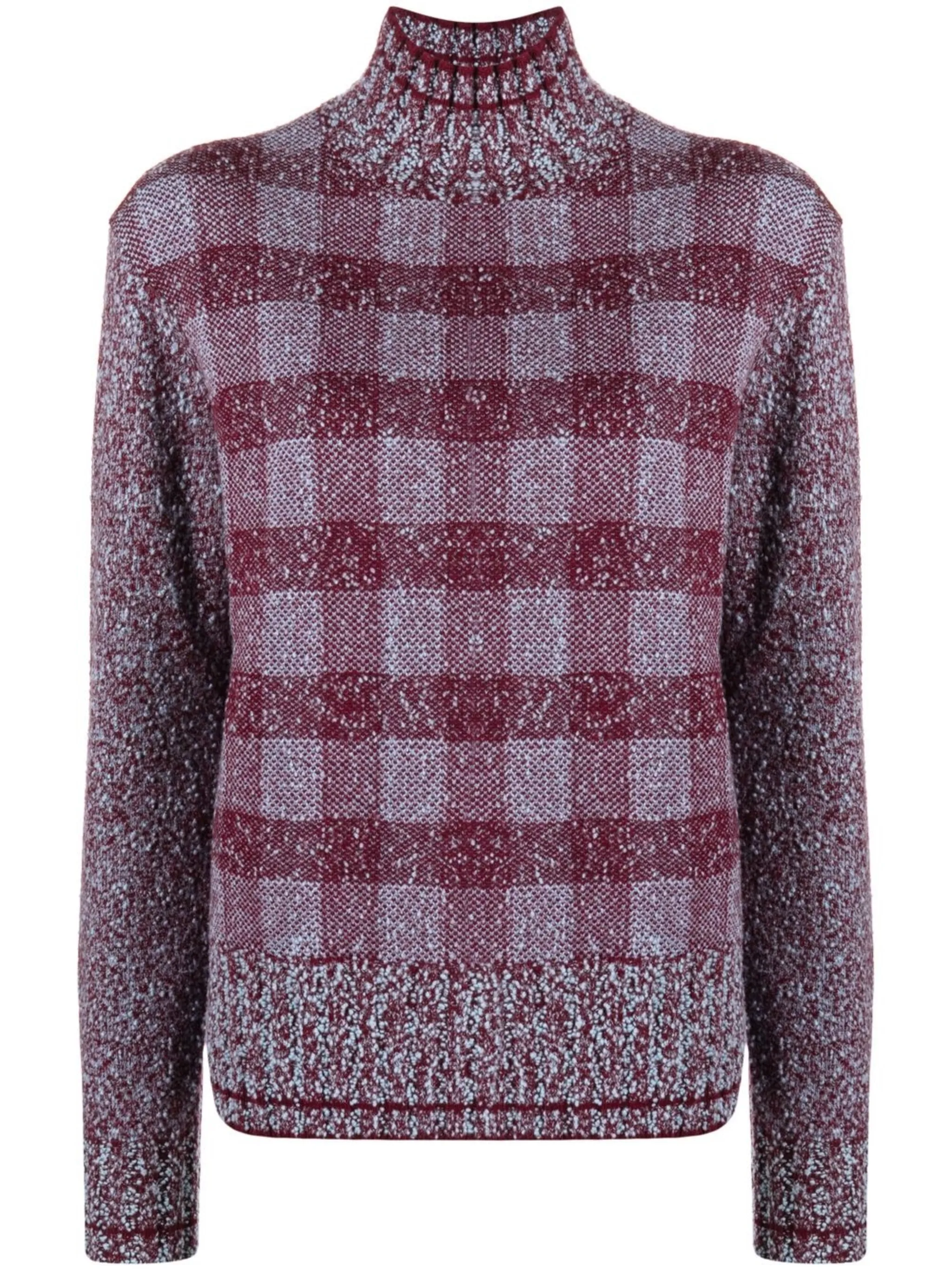 Клетчатый джемпер с высоким воротником Victoria Beckham, красный
Клетчатый джемпер с высоким воротником Victoria Beckham, красный