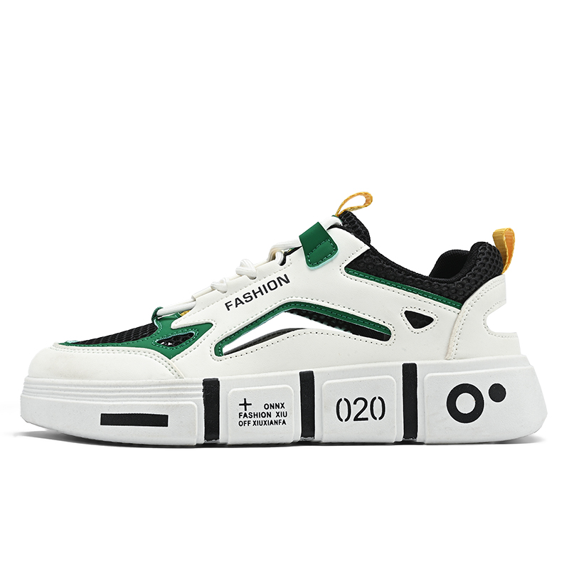 Дышащие, амортизирующие, износостойкие, детские кроссовки для скейтбординга FIRS Kids, белый/зеленый
Дышащие, амортизирующие, износостойкие, детские кроссовки для скейтбординга FIRS Kids, белый/зеленый