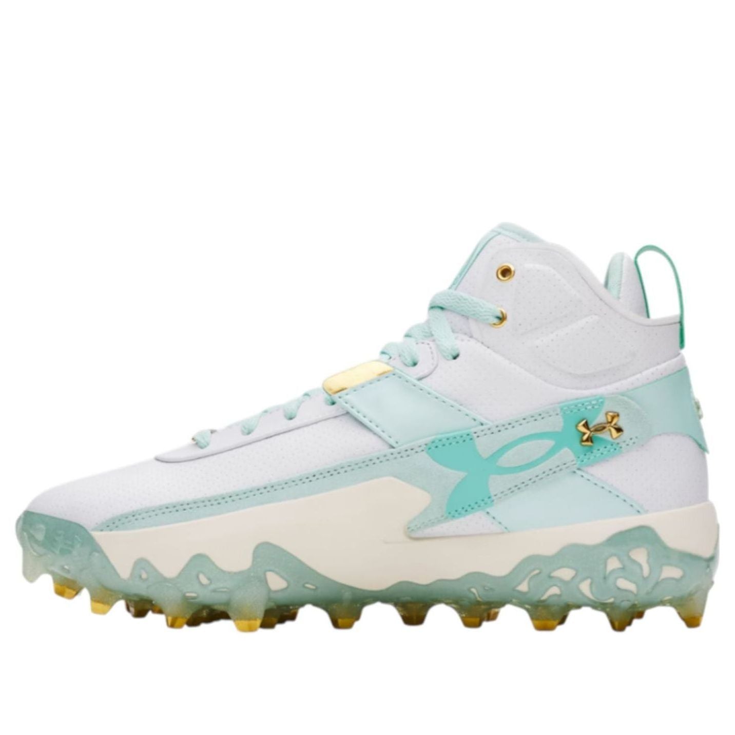 Кроссовки Under Armour Harper 10 Pro TPU Mid KOD 'White Aqua Float'
Кроссовки Under Armour Harper 10 Pro TPU Mid KOD 'White Aqua Float'
