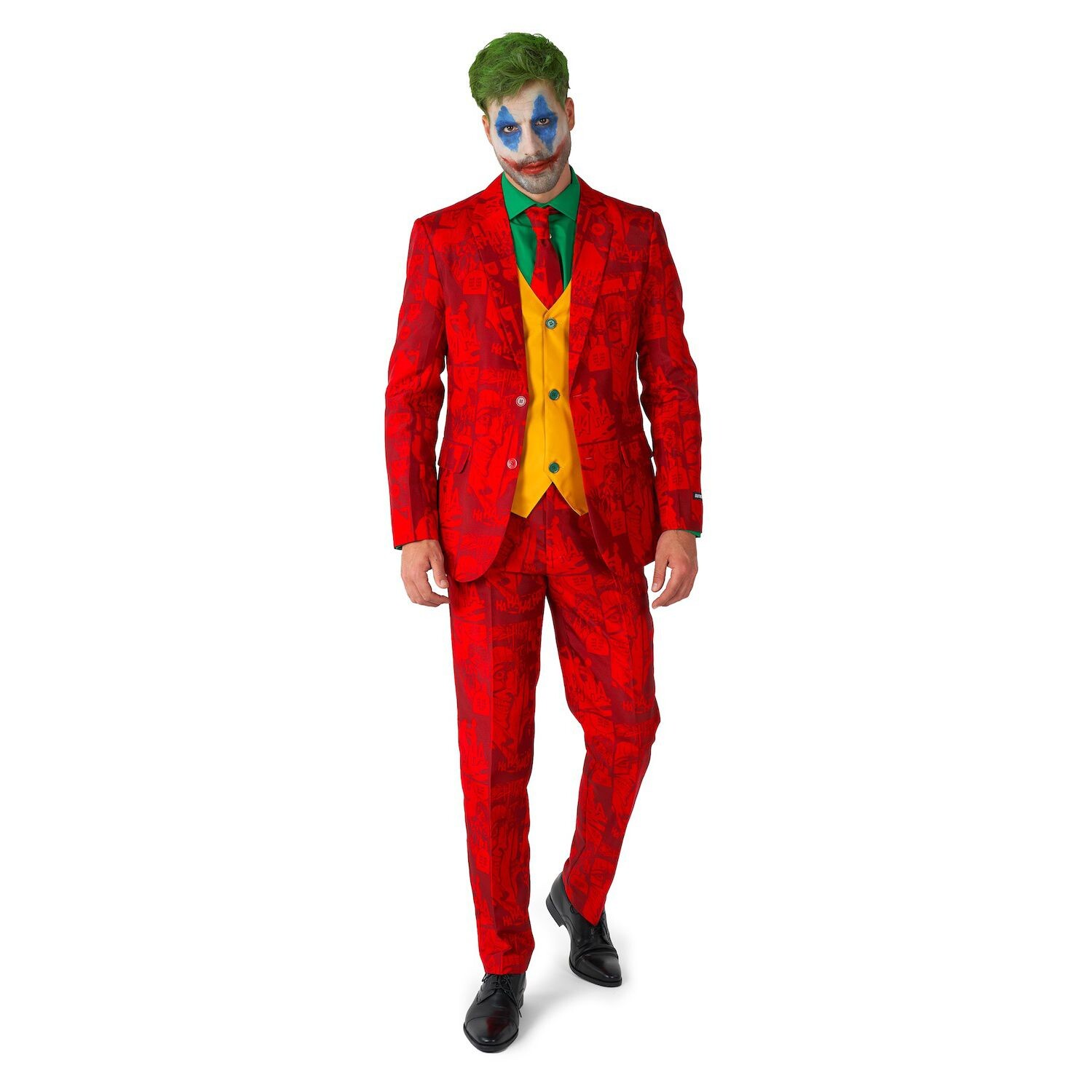 Мужской облегающий костюм для Хэллоуина Suitmeister DC Comics Scarlet Joker с галстуком, красный
Мужской облегающий костюм для Хэллоуина Suitmeister DC Comics Scarlet Joker с галстуком, красный