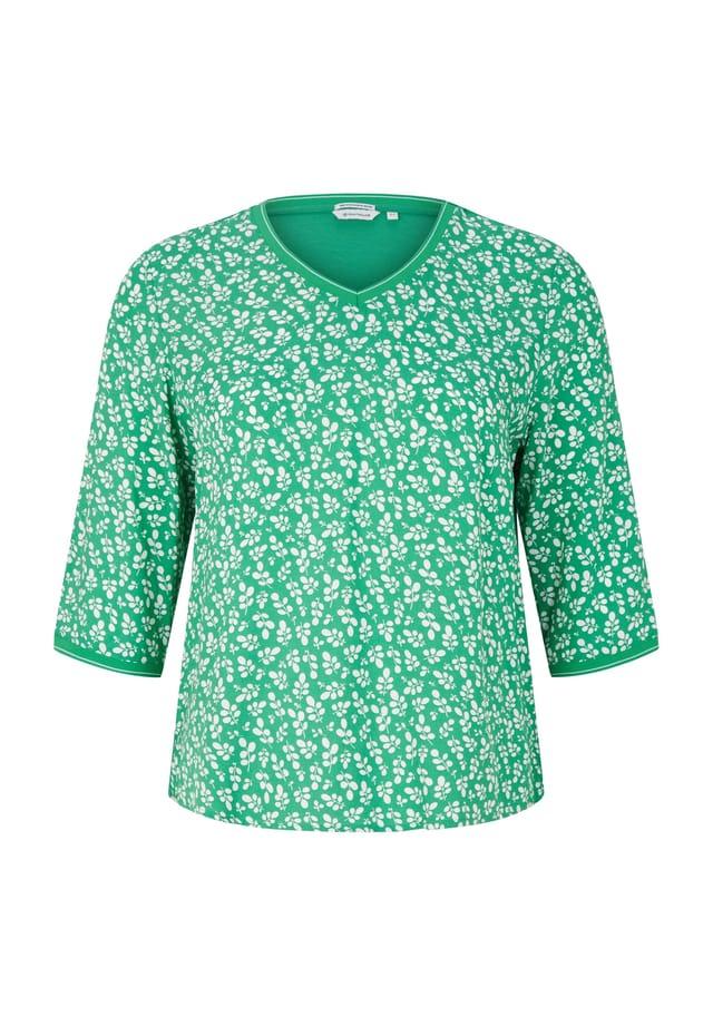 Рубашка с цветочным принтом и рукавом 3/4 Tom Tailor Plus, зеленый
Рубашка с цветочным принтом и рукавом 3/4 Tom Tailor Plus, зеленый