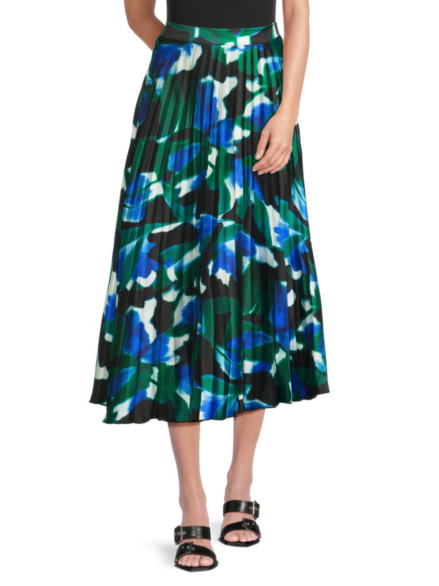 Юбка миди Alba с цветочным принтом и складками Area Stars, синий
Юбка миди Alba с цветочным принтом и складками Area Stars, синий