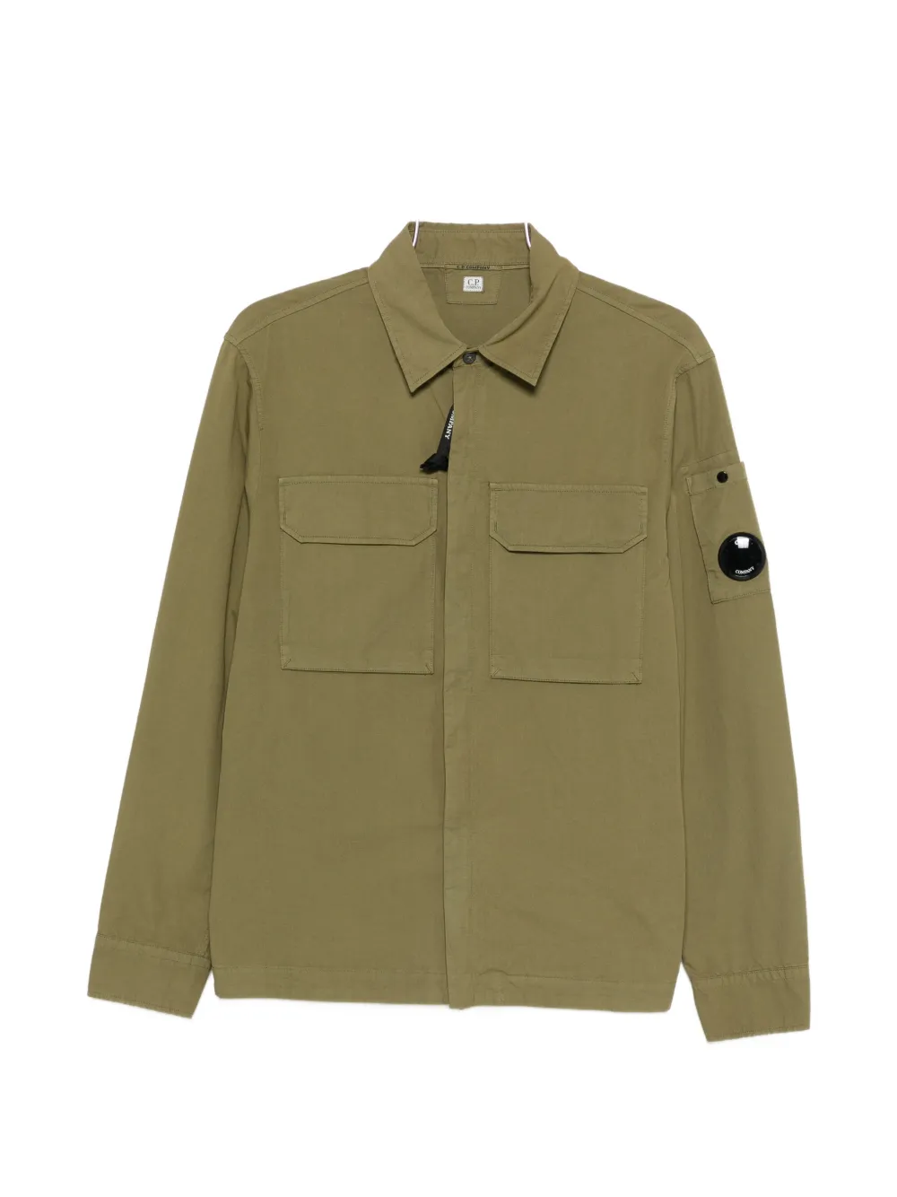 Рубашка-куртка с накладными карманами C.P. Company, зеленый
Рубашка-куртка с накладными карманами C.P. Company, зеленый