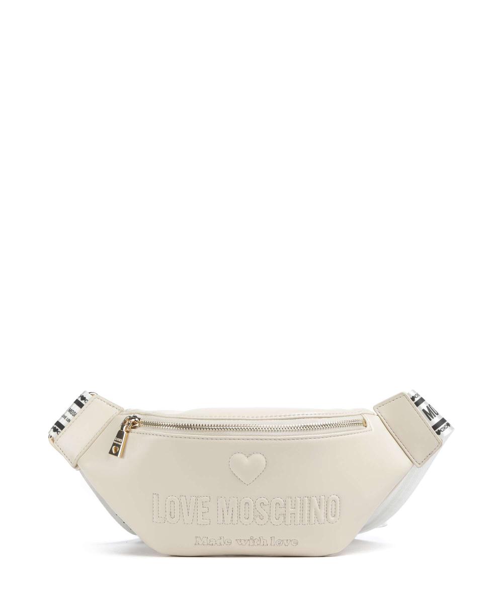 Сумка на пояс Ember из искусственной кожи Love Moschino, белый 
Сумка на пояс Ember из искусственной кожи Love Moschino, белый