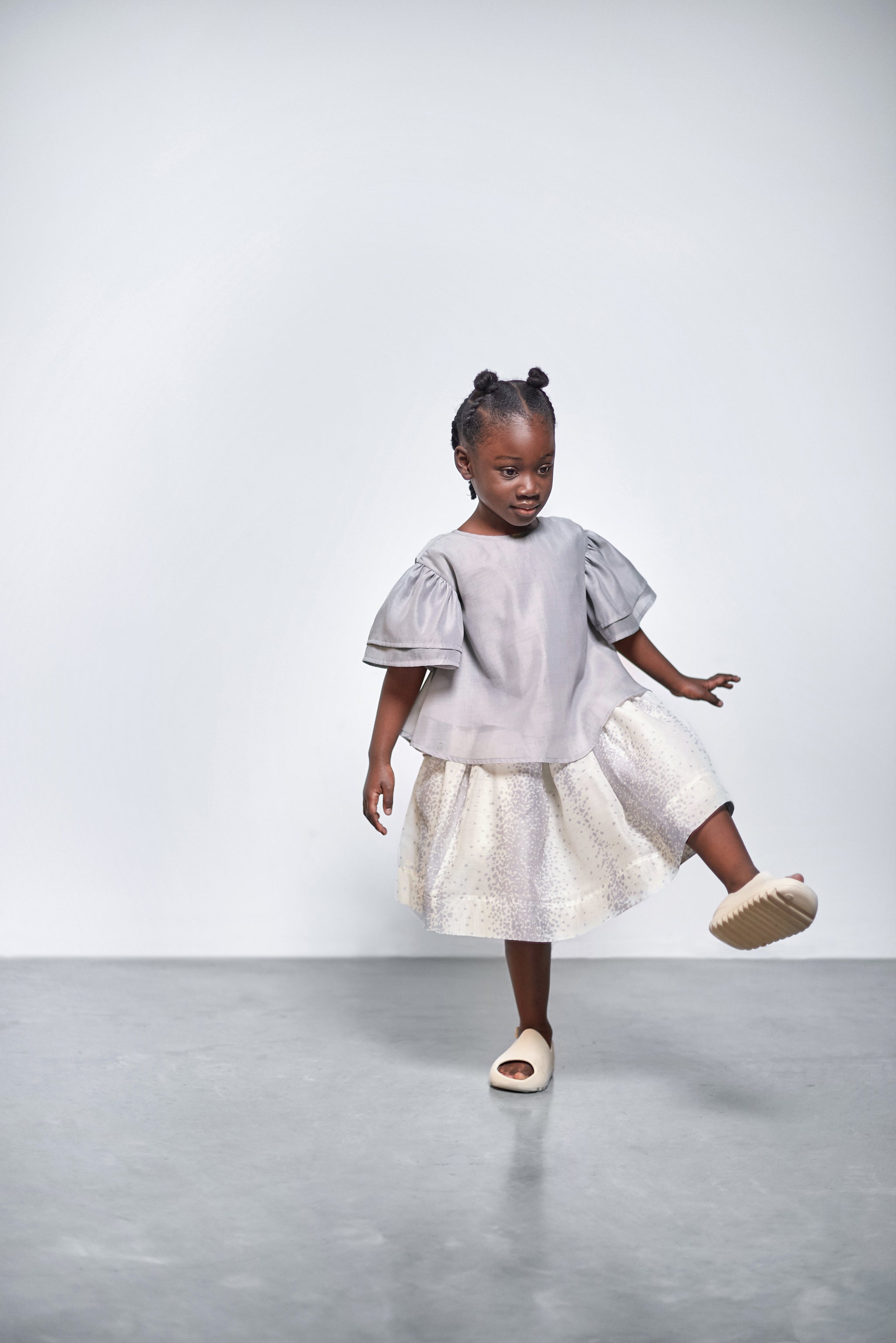 Многослойная юбка из органзы Omamimini, бежевый 
Многослойная юбка из органзы Omamimini, бежевый