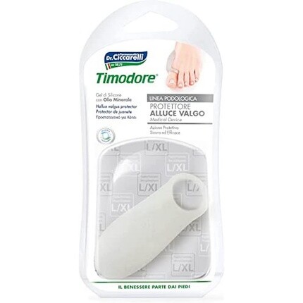 Протектор вальгусной деформации большого пальца стопы, размер L/XL, Timodore
Протектор вальгусной деформации большого пальца стопы, размер L/XL, Timodore