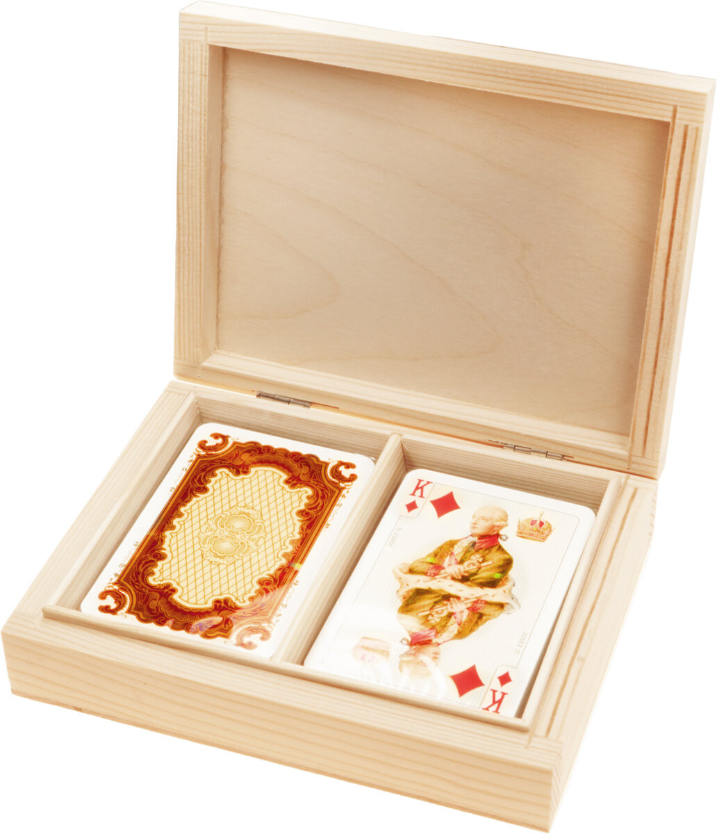 Игровые Карты Piatnik Lux Мария Тереза В Деревянной Коробке*
Игровые Карты Piatnik Lux Мария Тереза В Деревянной Коробке*