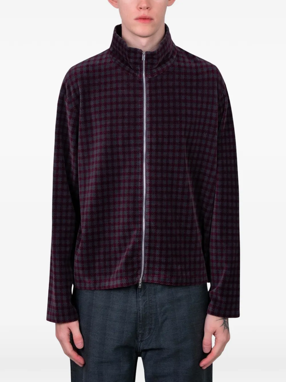 Укороченный свитер на молнии Our Legacy, красный
Укороченный свитер на молнии Our Legacy, красный