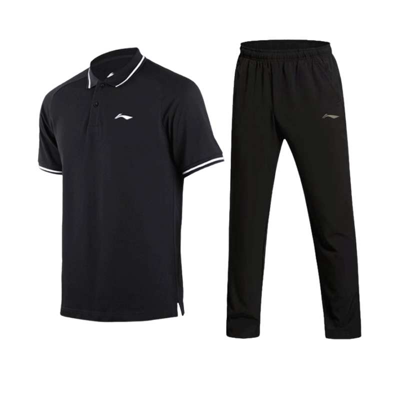 Li Ning Casual Sportswear Мужская Поло с Воротником Moderate Li-Ning, clothing set (черный short-sleeved shirt+черный pants)
Li Ning Casual Sportswear Мужская Поло с Воротником Moderate Li-Ning, clothing set (черный short-sleeved shirt+черный pants)